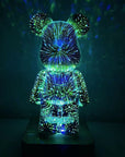 3D Fireworks Bear Lamp USB Led Night Light