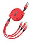 3 in 1 Retractable USB Cable