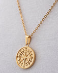 Compass Gold Pendant
