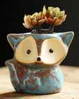 Cute Fox Style Succulent Pot